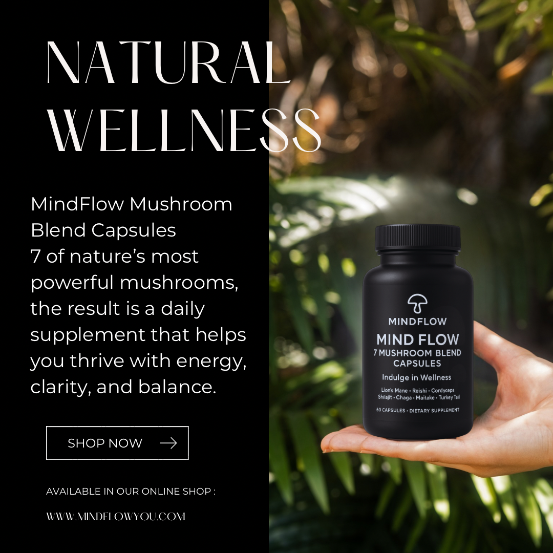 MindFlow 7 Mushroom Blend 60 Capsules
